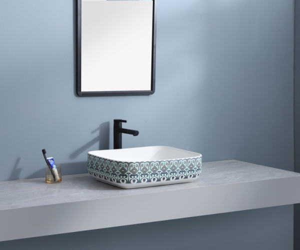 Накладная раковина (40,5х40,5) Bronze de Luxe Nordic  2073