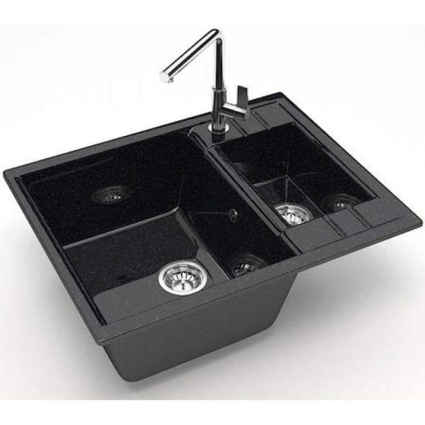 Кухонная мойка Marrbaxx Жаклин Z190 Z190Q004 черный
