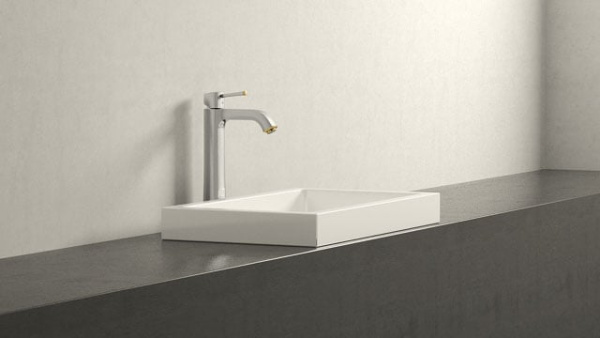 Смеситель для раковины высокий Grohe Grandera 23313 IG0 (23313IG0) хром/золото Смеситель для раковины высокий Grohe Grandera 23313 IG0 (23313IG0) хром/золото