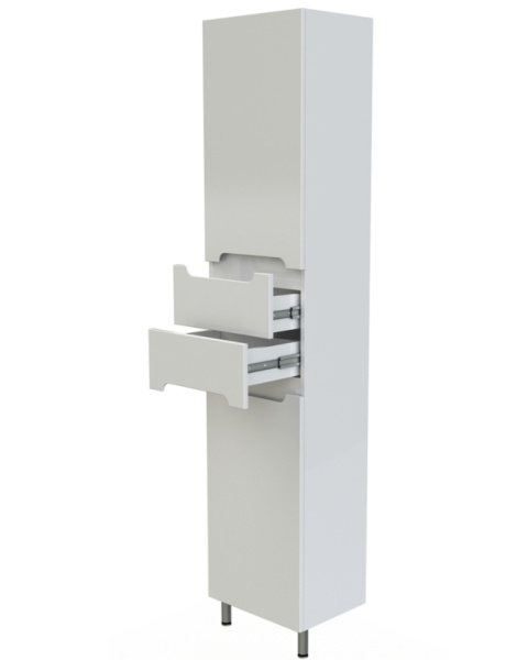 Пенал напольный с корзиной Orange TOPLINE-Rio PR40-05KR  правый