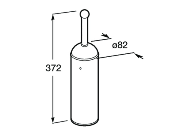 Ёршик Roca с подставкой Carmen 817008001