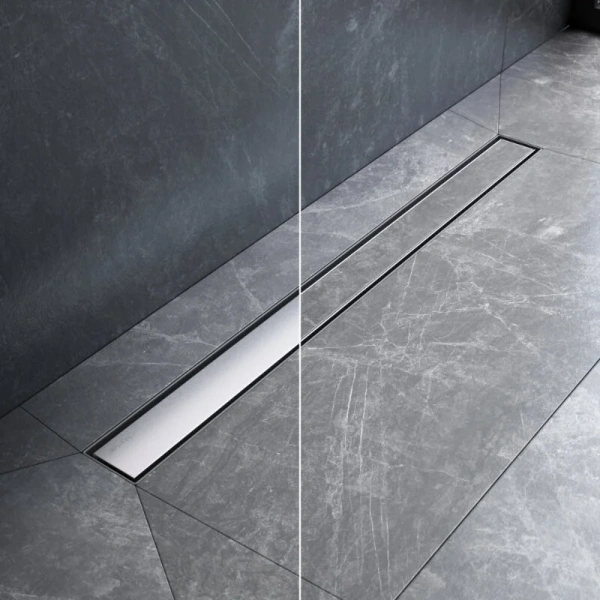 Душевой лоток с решеткой под плитку 80 см Am.Pm MasterFlow W01SC-U11-080-04SB хром матовый