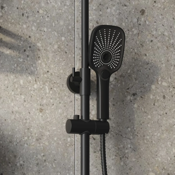 Душевая система Grossman Advans 500.K35.09.210 черный матовый