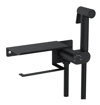 Гигиенический душ со смесителем RGW SP-221 B 581408221-04 черный матовый