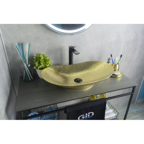 Раковина накладная (61х37) Gid Gd9811