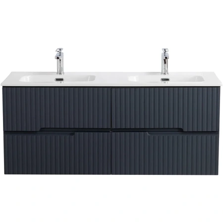 Тумба под раковину Cezares DUET-N-1200-4C-SO-2-GR-P Grafito