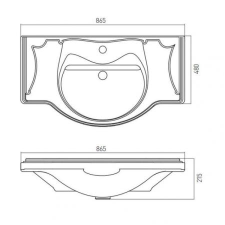 Раковина Акватон Santek America 7327206000