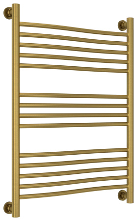 Полотенцесушитель Водяной Сунержа Флюид + (80х60) Состаренная Латунь 051-0222-8060