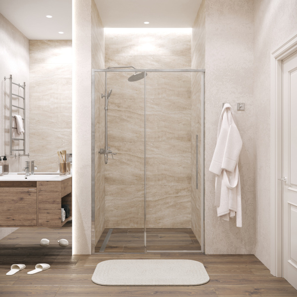 Душевая дверь (140х195) Grossman Galaxy 100.K33.01.140.10.00, раздвижная