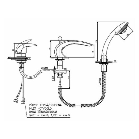 Смеситель RAV LABE L072.5S