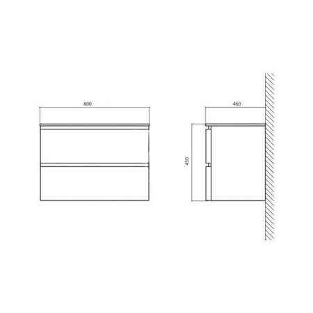 Раковина BelBagno Energia BB14100L
