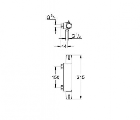 Термостат для душа Grohtherm Special 34681000