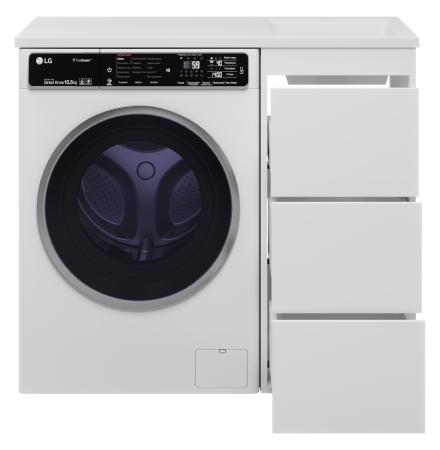 Тумба под стиральную машину Brevita Grafit 40 GRA-01040-023Я