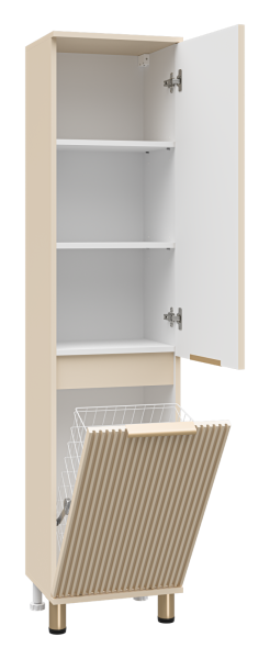 Пенал с бельевой корзиной Brevita Enfida 40 ENF-05040-030БкP