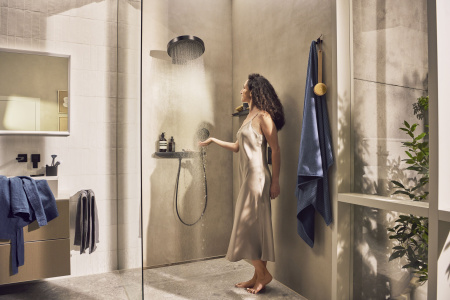 Смеситель для раковины встраиваемый Hansgrohe Metropol 32526670 черный матовый 