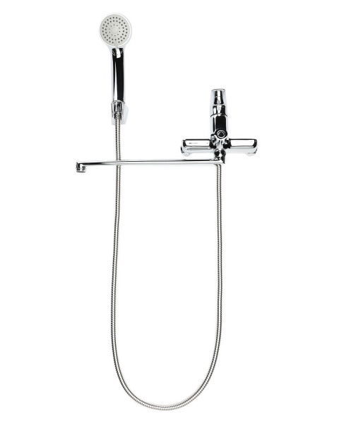 Смеситель для ванны однорычажный универсальный с душевым набором Orange Sofi 2.0 M46-211cr хром