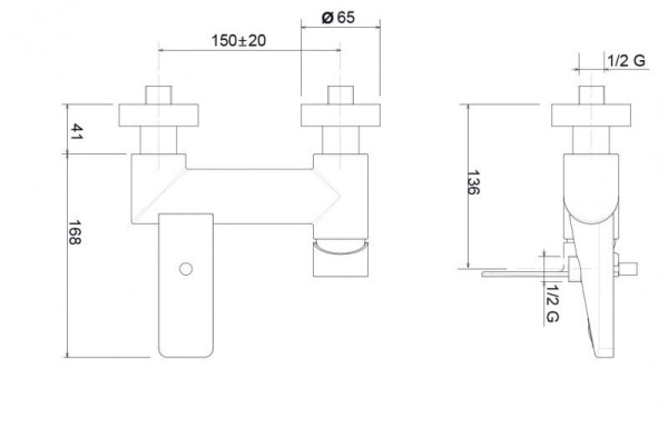 Смеситель для душа Cezares Tirreno TIRRENO-DM-01