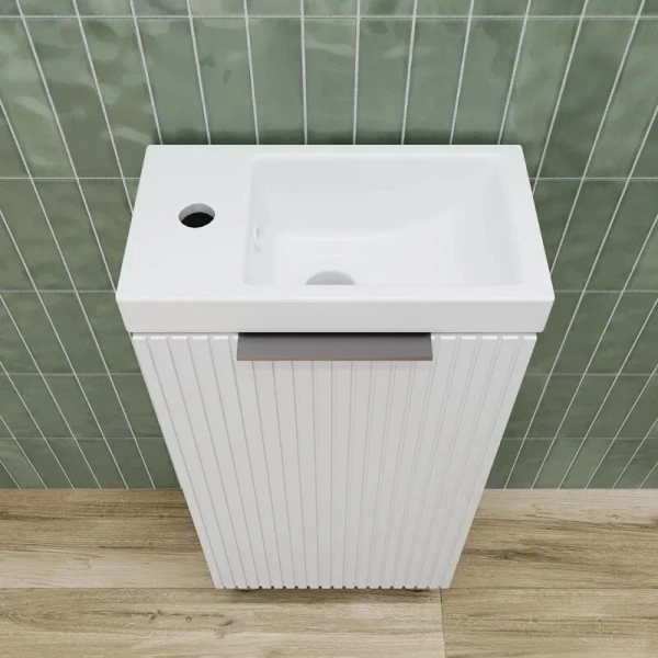 Тумба без раковины 40см Style Line Соло ЛС-00002428  белый софт