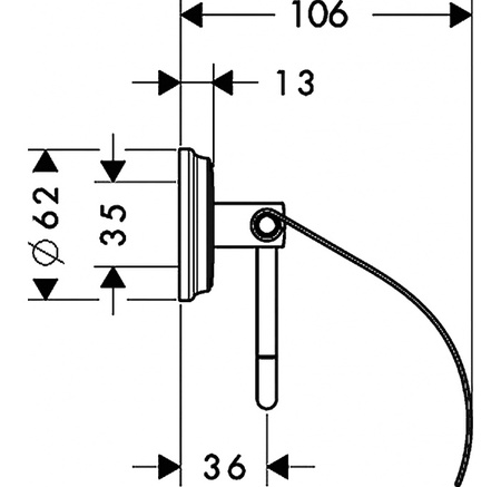 Держатель для бумаги Hansgrohe Logis Classic 41623000