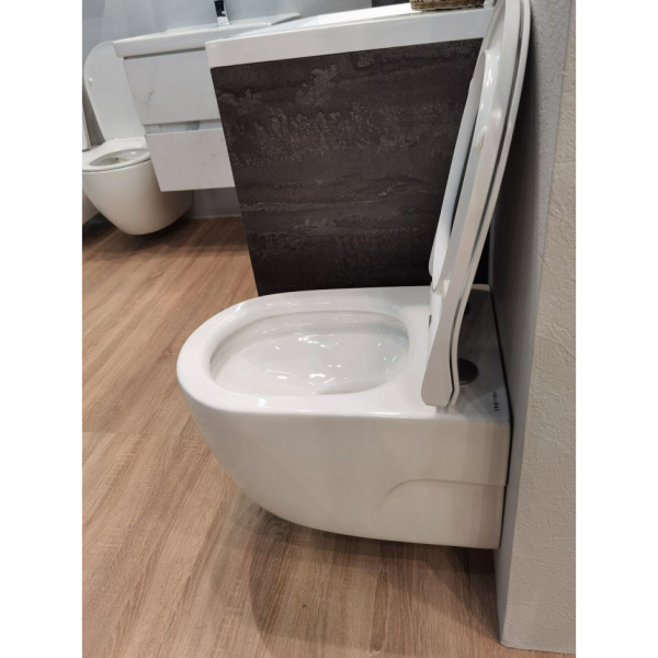 Унитаз подвесной безободковый Art&Max Verona AM012CHRT (без сиденья)