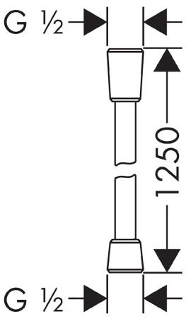 Душевой комплект Hansgrohe Crometta E 240 1jet 27957000