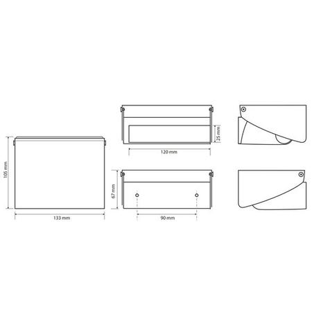 Держатель туалетной бумаги с полкой для мобильника Bemeta  Hotel146212011