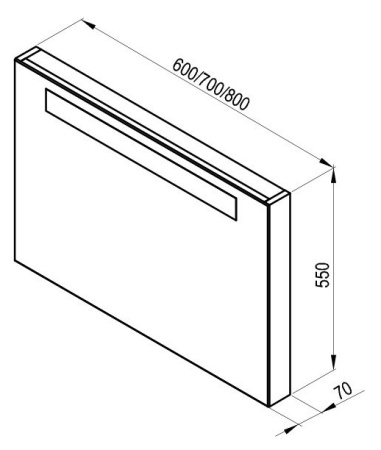 Зеркало Ravak Classic 60 X000000430