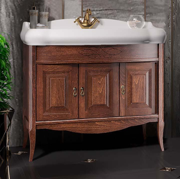 Тумба под раковину Opadiris Лоренцо 100  Z0000007095 светлый орех (без раковины)