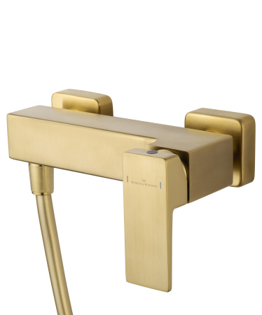 Смеситель для душа WONZON & WOGHAND CUBE 2.0, брашированное золото WW-88048068-BG