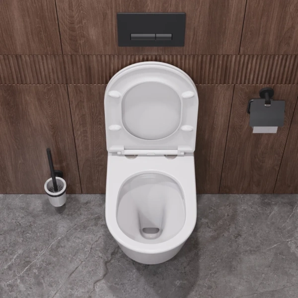 Унитаз подвесной безободковый Cezares Liner CZR-3808-53-TH-TOR/SC микролифт