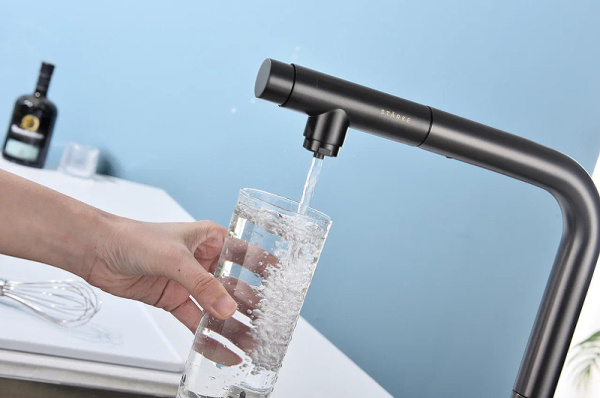 Смеситель для кухни с подключением к фильтру  Paulmark Urban Ur213104-NI