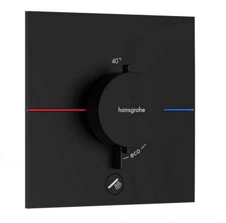 Термостат для душа Hansgrohe ShowerSelect Comfort E 15575670 черный матовый 