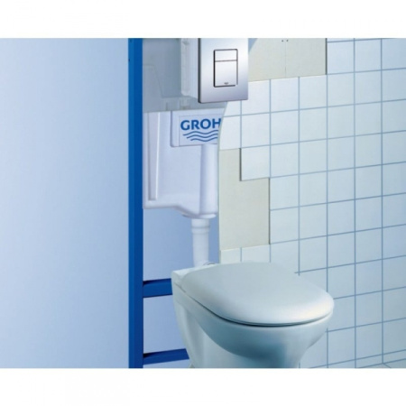 Комплект унитаз с инсталляцией 5 в 1 Grohe Bau Ceramic безободковый 39586000 