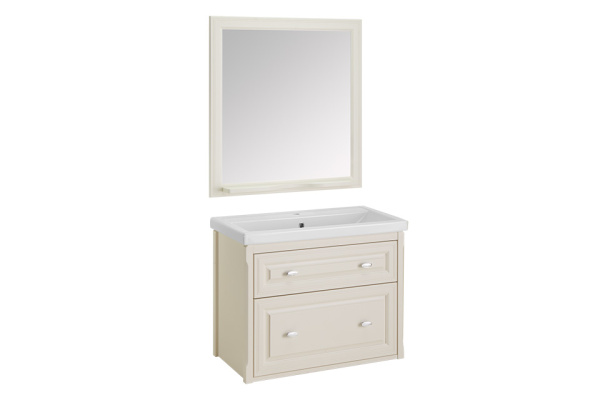 Тумба под раковину ASB-Woodline   Кастелло 80 12061 (бежевый)