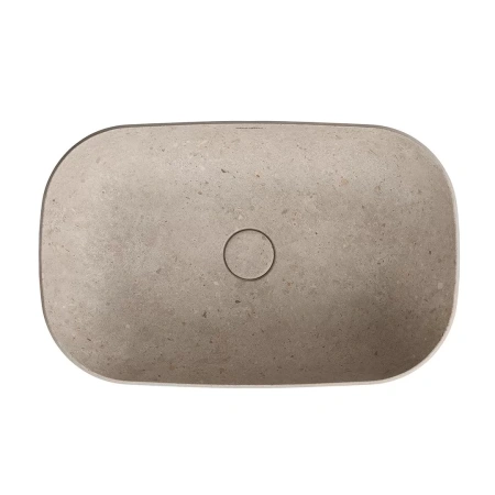 Раковина накладная (64х41) Kerama Marazzi Magica MA.wb.65\STB бежевый