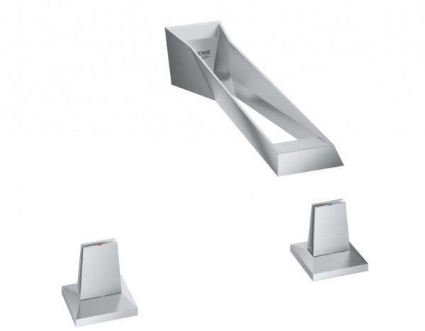Смеситель для раковины Grohe  Allure Brilliant Icon 3D на 3 отверстия, настенный 20608SD0