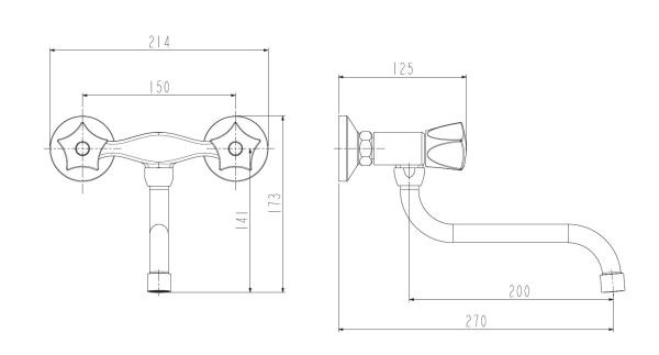Смеситель для кухни ESKO MOSCOW MS 02