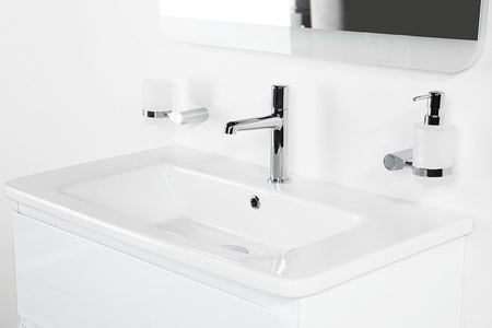 База под раковину BelBagno  ALBANO-CER-1050-2C-SO-BL подвесная Bianco Lucido