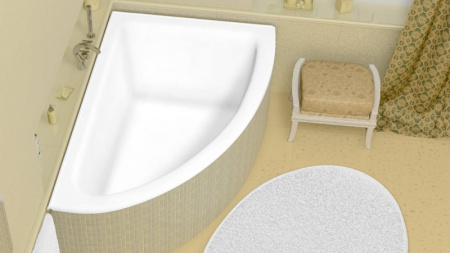Ванна из литьевого мрамора Marmo Bagno Альба (170x110) правый угол MB-BR170-110