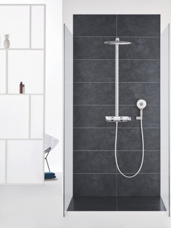 Душевая система с термостатом для настенного монтажа Grohe Rainshower System SmartControl 360 MONO 26361 000 (26361000) хром