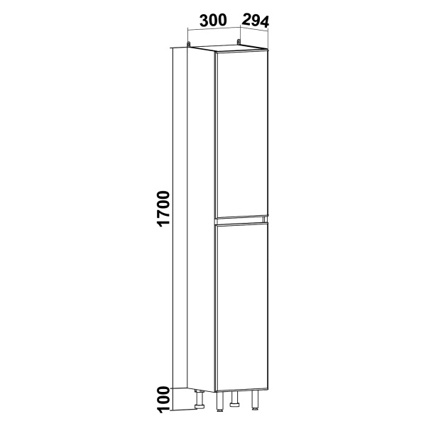 Пенал Runo белый Лада  (00-00001166)