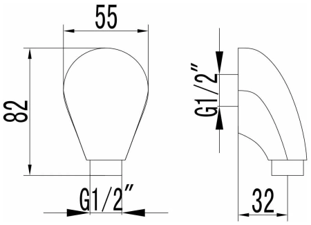 Подключение для душевого шланга Lemark (LM4783G)