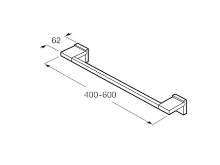 Полотенцедержатель Roca Rubik 816846001