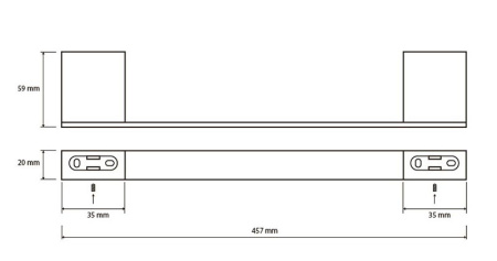 Полотенцедержатель Bemeta Via 135004022