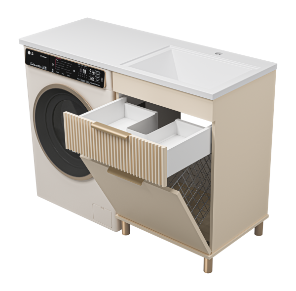 Тумба под стиральную машину Brevita Enfida ENF-07060-032Я (без раковины)