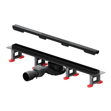 Душевой лоток с щелевой вставкой 60 см Am.Pm MasterFlow W01SC-S11-060-05BM черный матовый