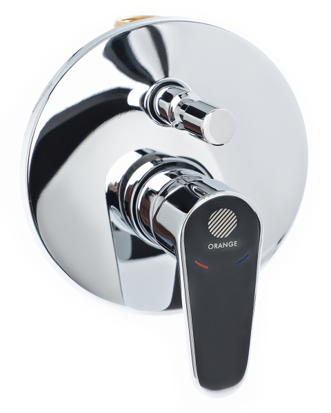 Смеситель для ванны однорычажный встраиваемый Orange Otto M22-500cr хром