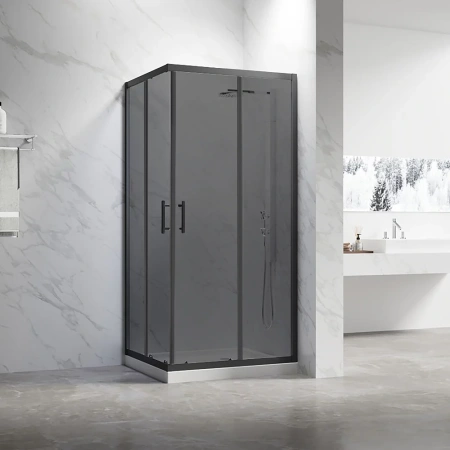 Душевой угол Veconi Rovigo RV-27B, (100х100) RV27B-100100-05-C8 тонированное