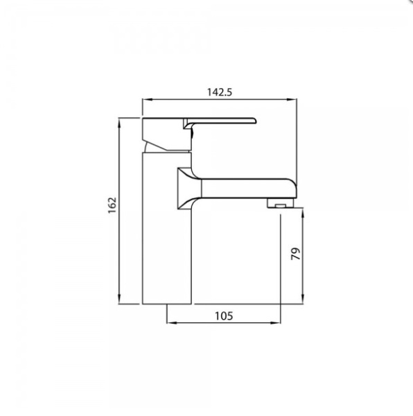 Смеситель для раковины Koller Pool Kvadro Arc KA0200
