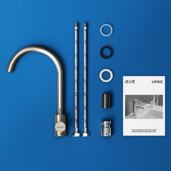 Смеситель для кухни Dorff Logic D3000000 Смеситель для кухни Dorff Logic D3000000